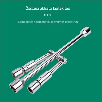 Jade összecsukható keresztkulcs gumikhoz, teleszkópos autógumi kulcs, hordozható keresztes socket készlet