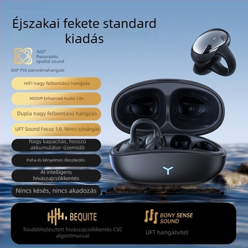 Új klipszes Bluetooth fejhallgató, vezeték nélküli, zajcsökkentés