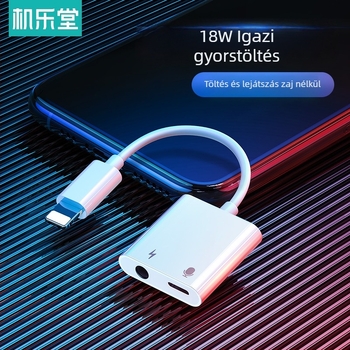 iPhone 12 2-in-1 töltés- és hangadapter hívásokhoz és zenéhez