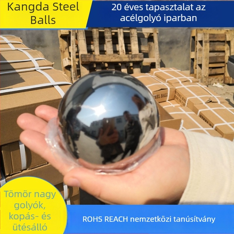 Csapágyacél golyók polírozott felülettel, csövekhez és gépiparhoz, különböző méretek, magas keménység és precizitás