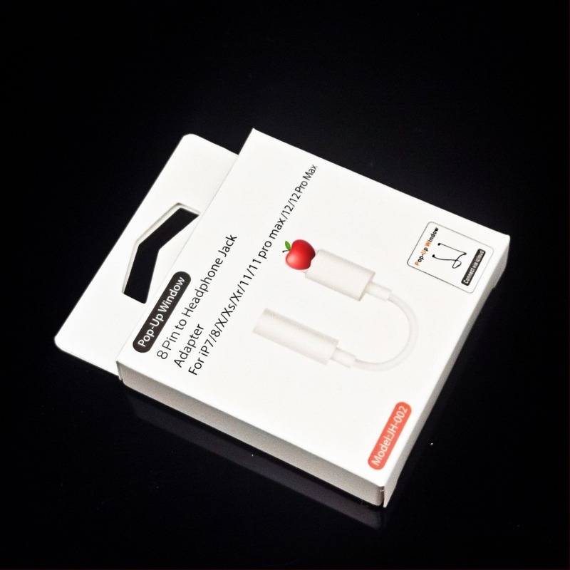 Lightning-os 3,5 mm-es fülhallgató adapter iPhone-hoz (6s/7/8/X/11)
