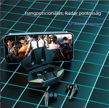 X15Pro Vezeték nélküli Bluetooth fülhallgató alacsony késleltetéssel, G11 e-sport fülhallgatók, TWS