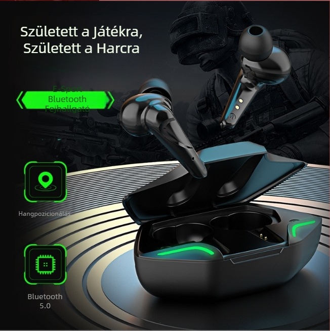X15Pro Vezeték nélküli Bluetooth fülhallgató alacsony késleltetéssel, G11 e-sport fülhallgatók, TWS
