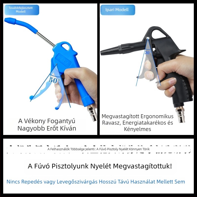 Century Capgemini B30 Pneumatikus porfújó pisztoly, 30 cm, csatlakozóval, középhosszú, fémipari felhasználásra