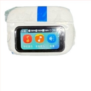 Bluetooth fülhallgató MP3 lejátszóval és beépített kijelzővel, vezeték nélküli sztereó zene és audiokönyvekhez