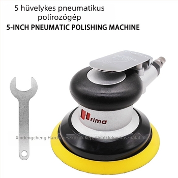 5 hüvelykes pneumatikus csiszoló, kézi, száraz csiszolás, 125 mm, autóápoláshoz