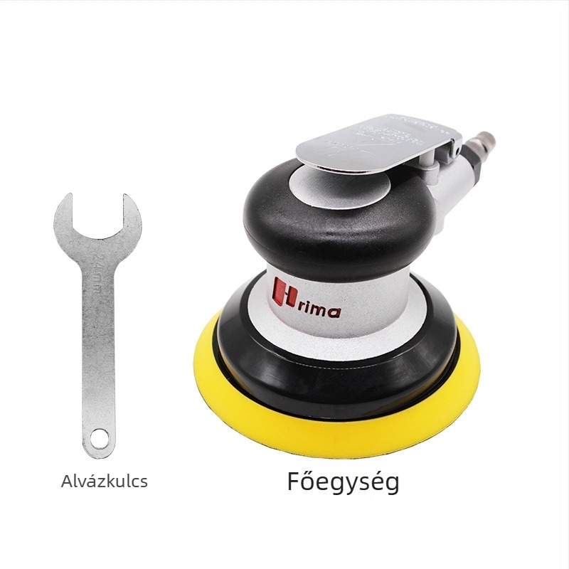 5 hüvelykes pneumatikus csiszoló, kézi, száraz csiszolás, 125 mm, autóápoláshoz