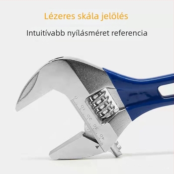 Ipari állítható kulcs széles nyílással vízvezetékhez és fürdőszobához