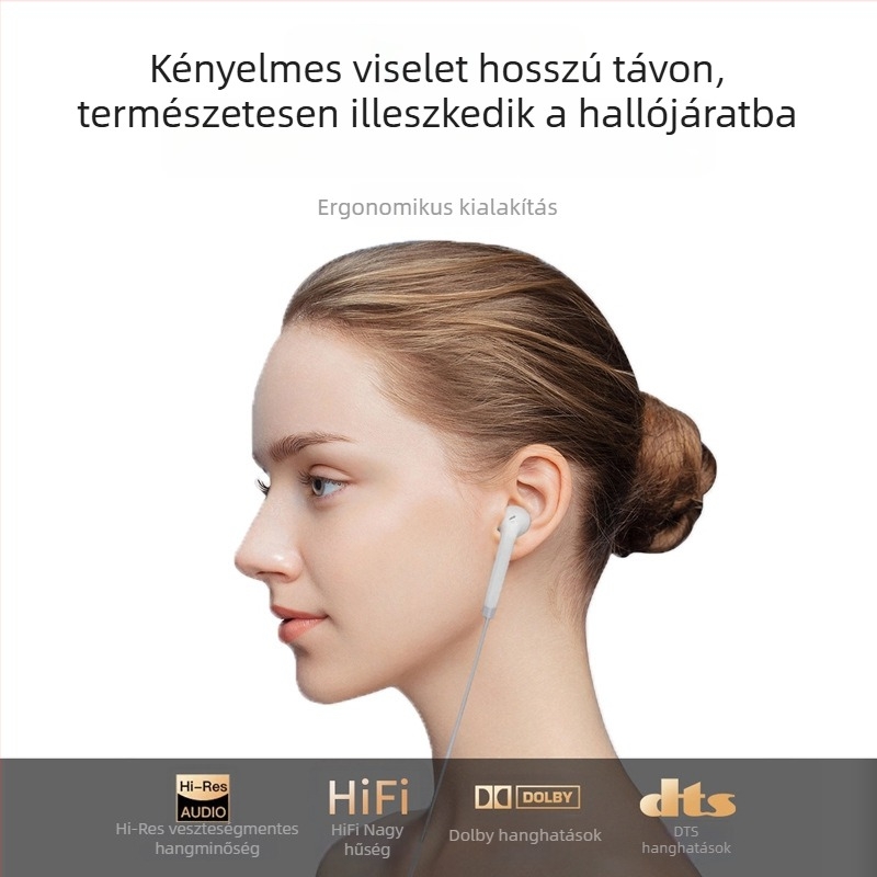 Apple Type-C fülhallgató vezetékes vezérléssel hívásokhoz és zenehallgatáshoz, 17/16/15 sorozat, digitális chip