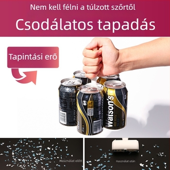 Inwejia ruhákhoz készült ragadós szöszmentesítő roller – cserélhető fóliás hengerrel