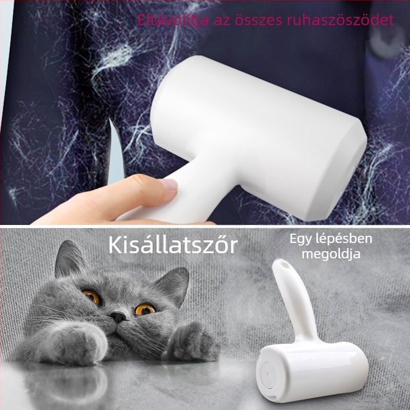 Inwejia ruhákhoz készült ragadós szöszmentesítő roller – cserélhető fóliás hengerrel