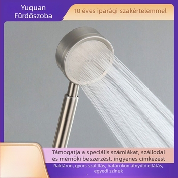 304 rozsdamentes acél kézi zuhanyfej, kör alakú esőzuhany