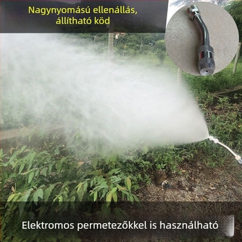 Új modell teljes rézből készült állítható atomizáló fúvóka, magasnyomású elektromos permetező a kerthez