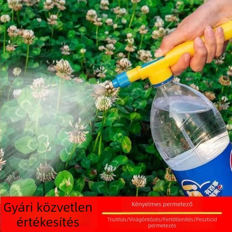 Pneumatikus permetező virágok öntözésére, háztartási öntöző kanna szórófejjel, növényvédő szer permetező
