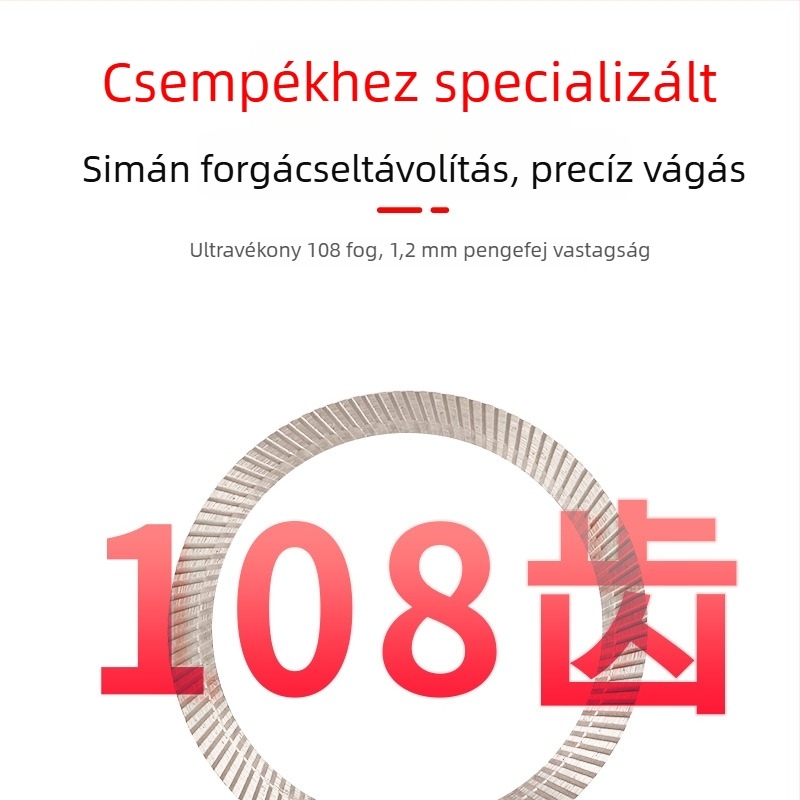 Gyémánt vágókorong száraz kővágáshoz, vitrifikált csempéhez és márványhoz
