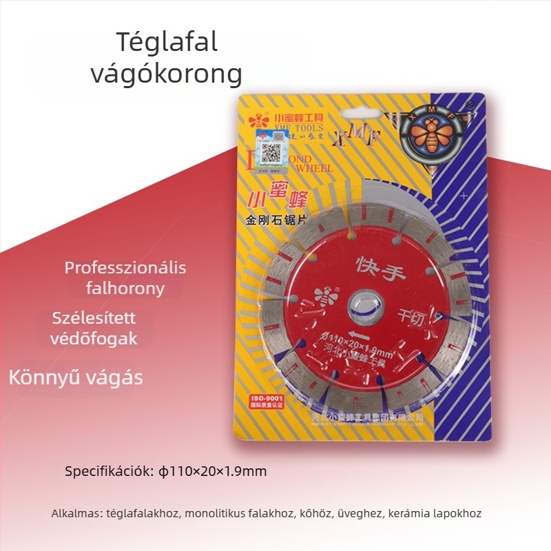 Gyémánt vágókorong száraz kővágáshoz, vitrifikált csempéhez és márványhoz