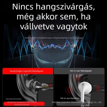 Személyre szabott kerámia fülhallgató, vezetékes, mikrofonnal és vonali vezérléssel a zsinóron, 3,5 mm-es csatlakozóval