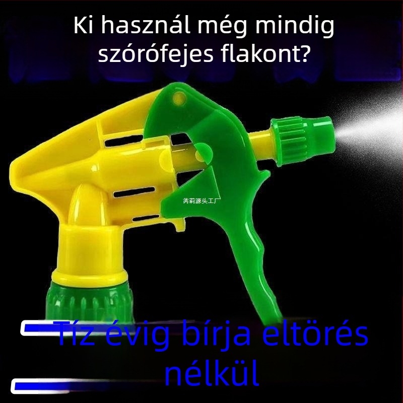 Kertész permetezőfej, sav- és lúgálló, kis méretű, otthoni és udvari öntözéshez