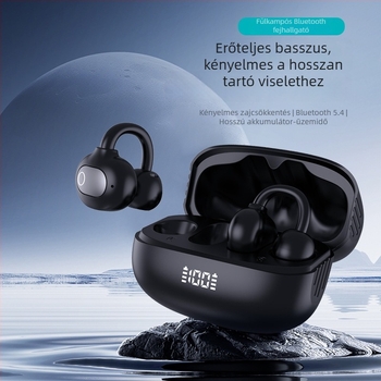 S75 Új Bluetooth fülhallgatók hosszú üzemidővel, kényelmes hosszú viseléshez, nyitott fülkialakítás, OWS zajszűrős vezeték nélküli fülhallgatók