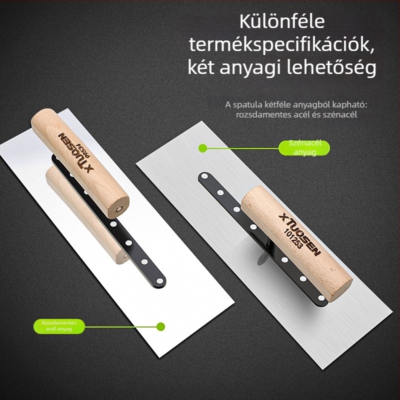 Topson rozsdamentes acél vakoló kés és glettelő kaparó, csempézéshez és falazáshoz