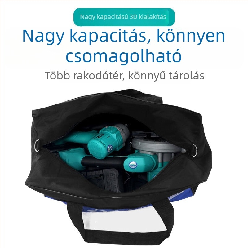 Dayi szerszámkészlet hátizsákban: elektromos ütőkulcs és körfűrész favágáshoz