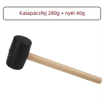 Gumi kalapács gömbfejű, beépítéshez, speciális bőrfejű kalapács csempéhez, márványhoz és lemezfémhez