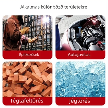 Hegesztőkalapács, többfunkciós, kétfejű kalapács, rozsda eltávolítás, éles fej