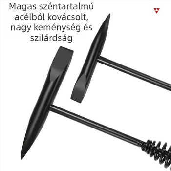 Hegesztőkalapács, többfunkciós, kétfejű kalapács, rozsda eltávolítás, éles fej