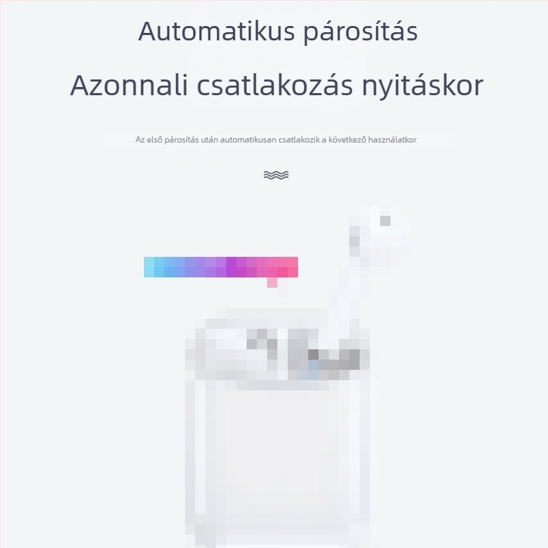I12 vezeték nélküli Bluetooth fülhallgatók, TWS, érintéses vezérlés, macaron színek, Bluetooth 5.0