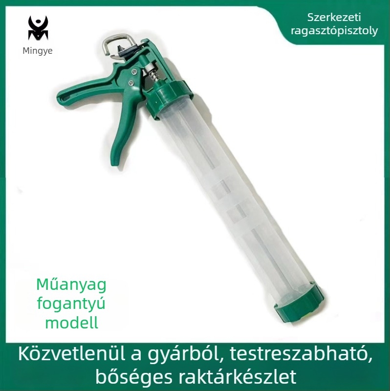 Szerkezeti és üveg ragasztópisztoly, kétfunkciós, megvastított, automatikus leállítás, teljesen automata