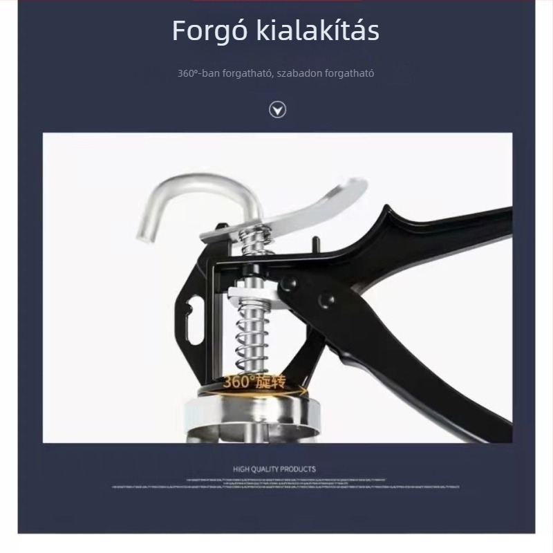 Szerkezeti és üveg ragasztópisztoly, kétfunkciós, megvastított, automatikus leállítás, teljesen automata