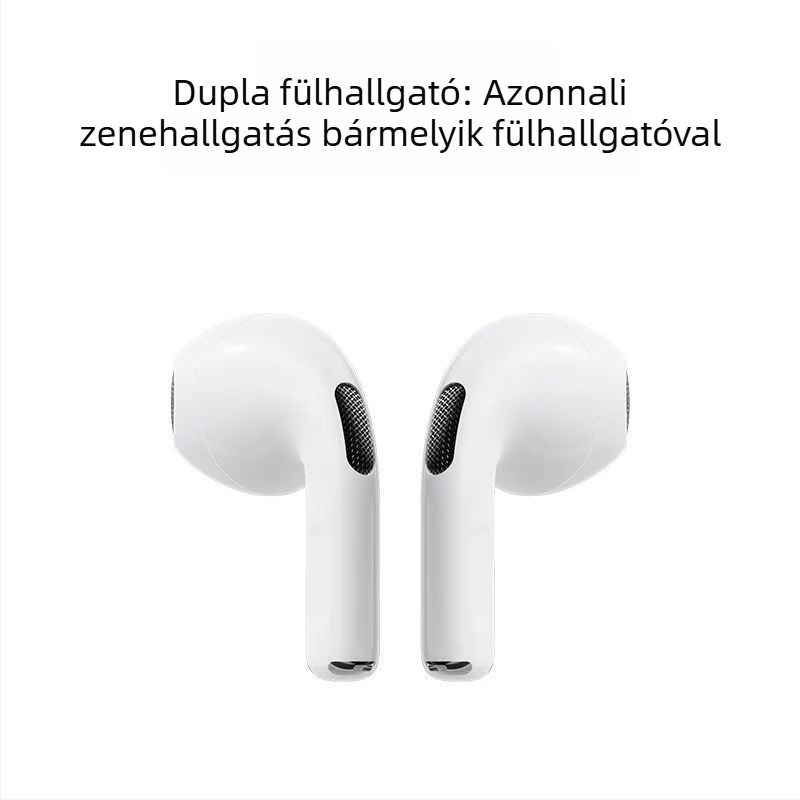 Pro6 Bluetooth fejhallgató J6 – valódi vezeték nélküli sztereó, 5.3 HD hívások, kétoldalú TWS játék fejhallgató