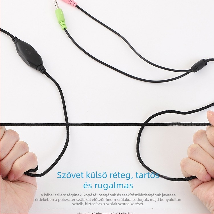 301 Üzleti over-ear fejhallgató mikrofonral hívásokhoz és játékhoz