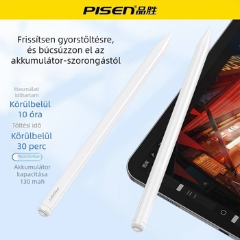 Pisen kapacitív stylus iPadhez – érintőképernyős rajzoláshoz, iPad Air 5 (2. generáció)
