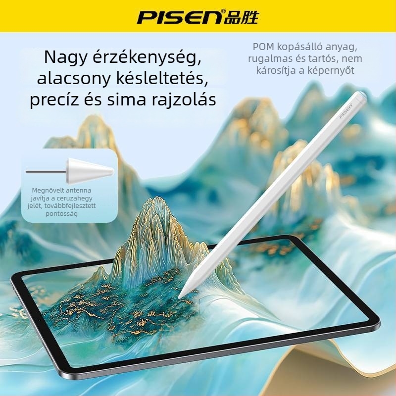 Pisen kapacitív stylus iPadhez – érintőképernyős rajzoláshoz, iPad Air 5 (2. generáció)