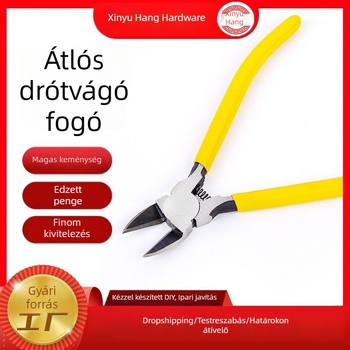 Mini diagonális fogó – japán stílusú vékony él, réz- és alumíniumdrótra, villanyszerelő fogó