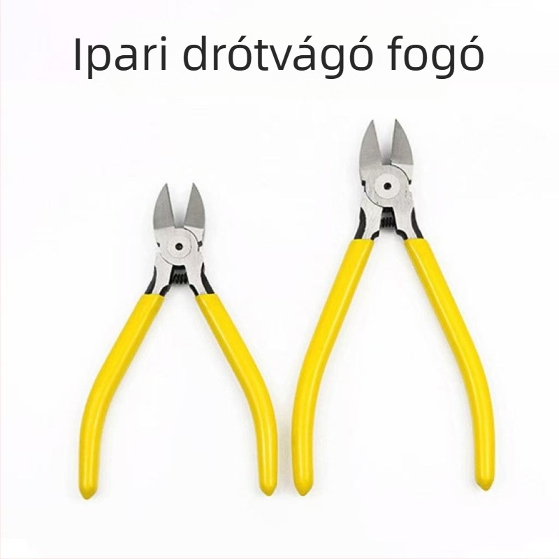 Mini diagonális fogó – japán stílusú vékony él, réz- és alumíniumdrótra, villanyszerelő fogó