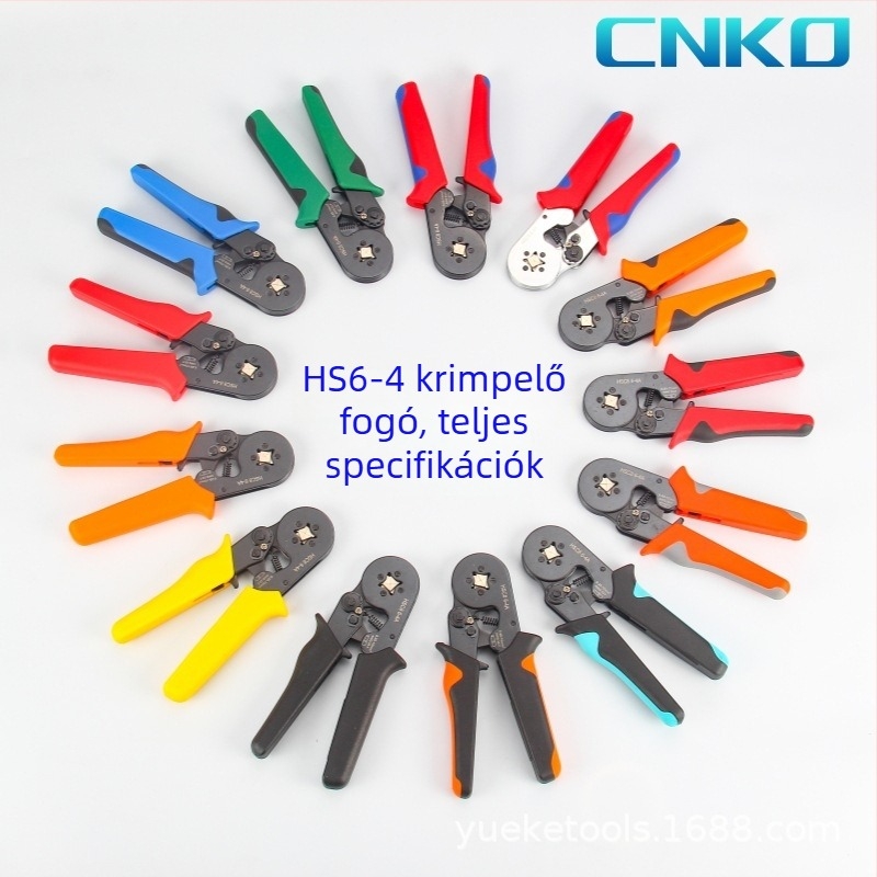 CNKO HSC86-4A Krimpelő fogó európai stílusú cső terminálokhoz – Vezetékek csatlakoztatásához