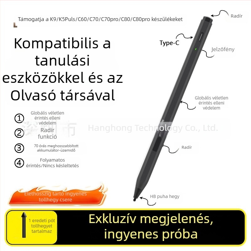 EMR toll olvasó- és tanulótablethez C60, K9/K5Plus, C70Pro, C80