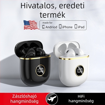 X88 Vezeték nélküli Bluetooth fülhallgatók, zajszűrés, sportos in-ear dizájn, eredeti lezárt csomagolás, nagy kapacitású akkumulátor, hosszú üzemidő