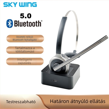 Bluetooth 5.0 fejhallgató üzleti hívásokhoz, egyoldalas fülhallgató, kiváló minőség