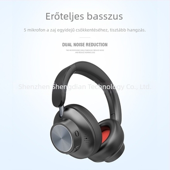 2024-es új ANC V5.3 Bluetooth fejhallgató, over-ear, diákok számára, hordozható zene