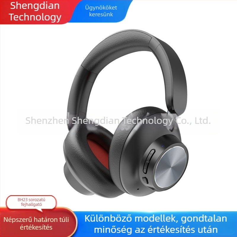 2024-es új ANC V5.3 Bluetooth fejhallgató, over-ear, diákok számára, hordozható zene