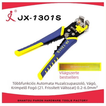 Automata vezetékcsupaszító fogó, többfunkciós 8–30 AWG