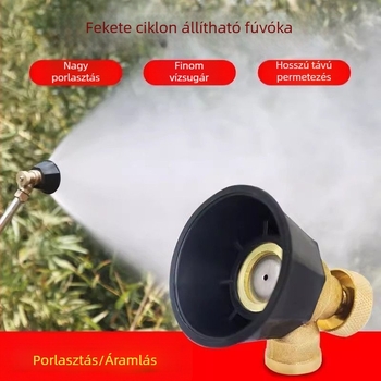 Elektromos permetezőfej mezőgazdasági célokra, magas nyomású, állítható finom atomizálással, univerzális
