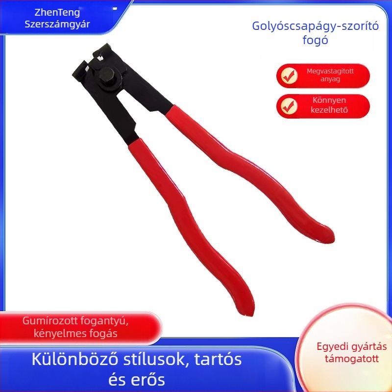 Golyókosár csuklóhoz illeszkedő csipesz porvédő kupakkal – szétszerelési eszköz