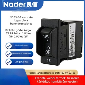 NDB3-+30/100A berendezéshez tartozó mini megszakító, 1P–4P, UL-tanúsított, DC/AC