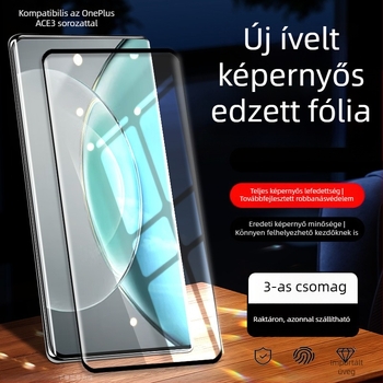 OnePlus Ace2/Ace3 Pro ívelt kijelzőhöz készült edzett üveg – Ultra-Clear Full Screen