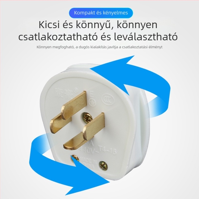 86-os típusú rejtett falialjzat négy vezetékkel, 16A, háromfázisú, 440V