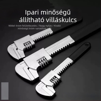F-típusú többfunkciós derékszögben állítható kulcs vízvezetékekhez, vékony kivitel, széles nyitás
